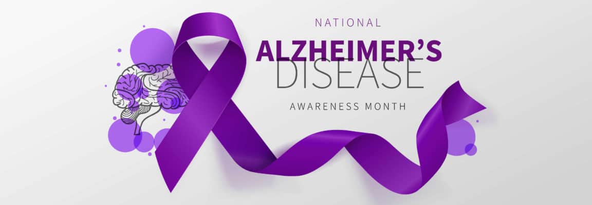 Alzheimer's awareness banner