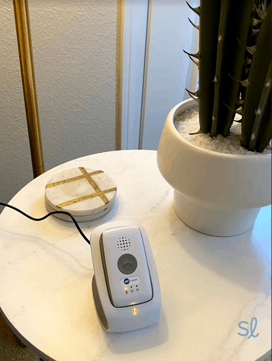 Charging my On-The-Go Emergency Response ADT Health system