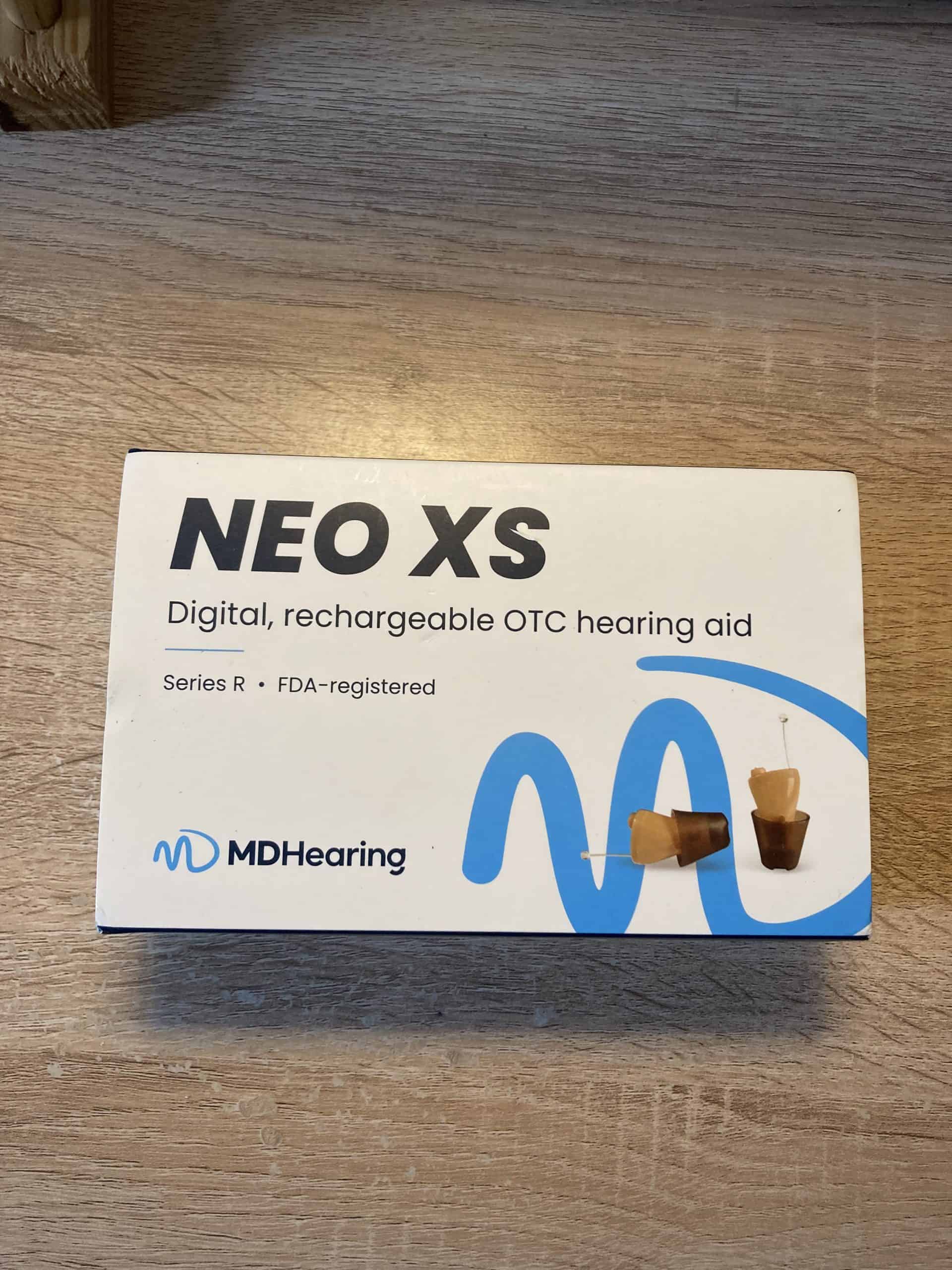 MDHearing's NEO XS hearing aids