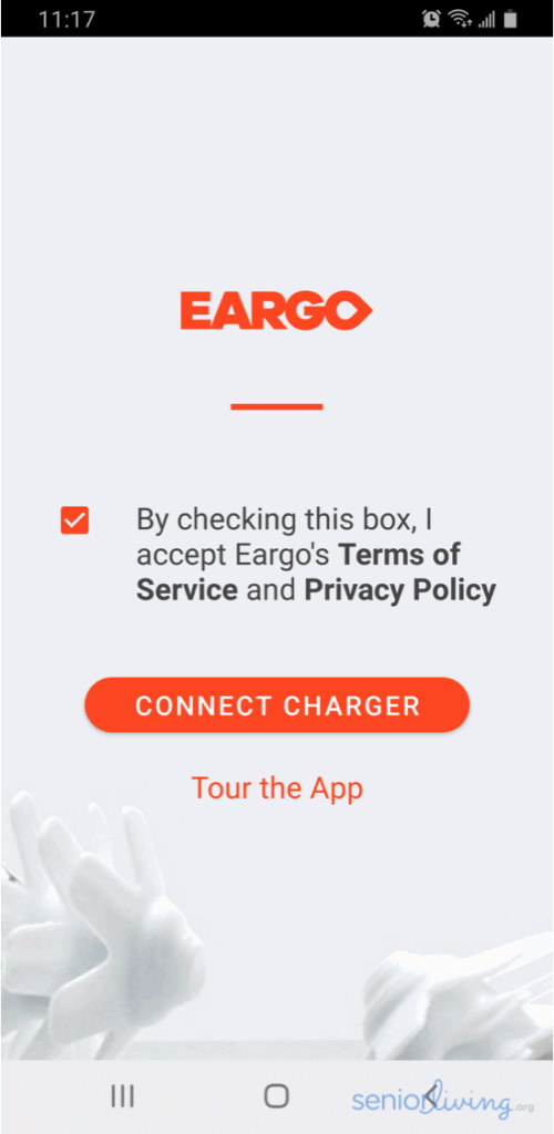 Eargo App Homepage