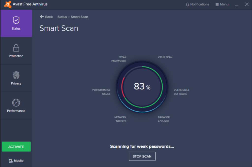 Smart Scan Results