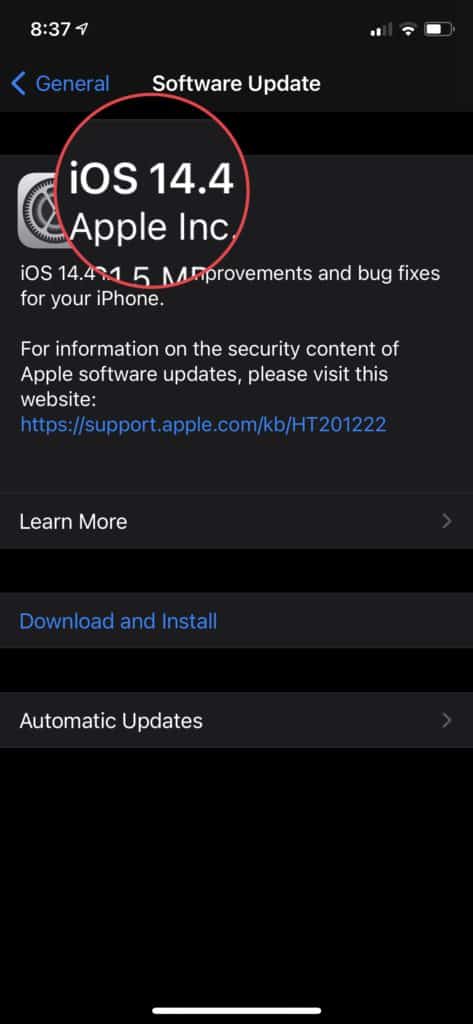 AirPods - Check your software