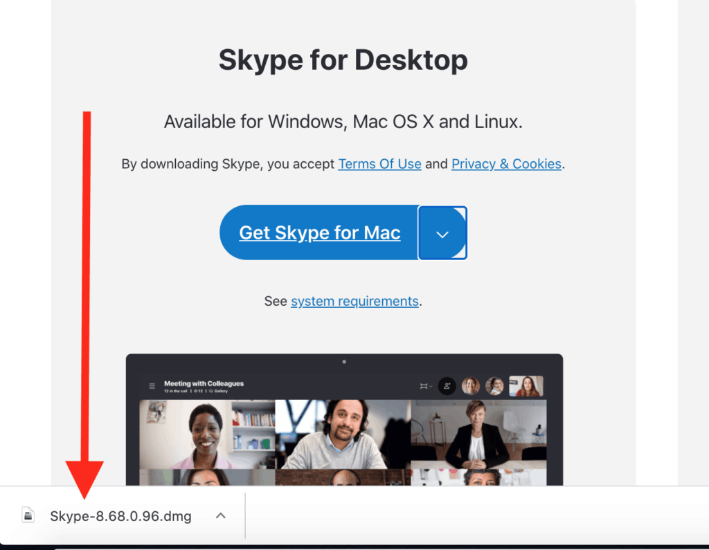 Skype - Double Click on 