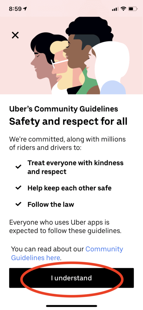 Uber - Community Guidelines