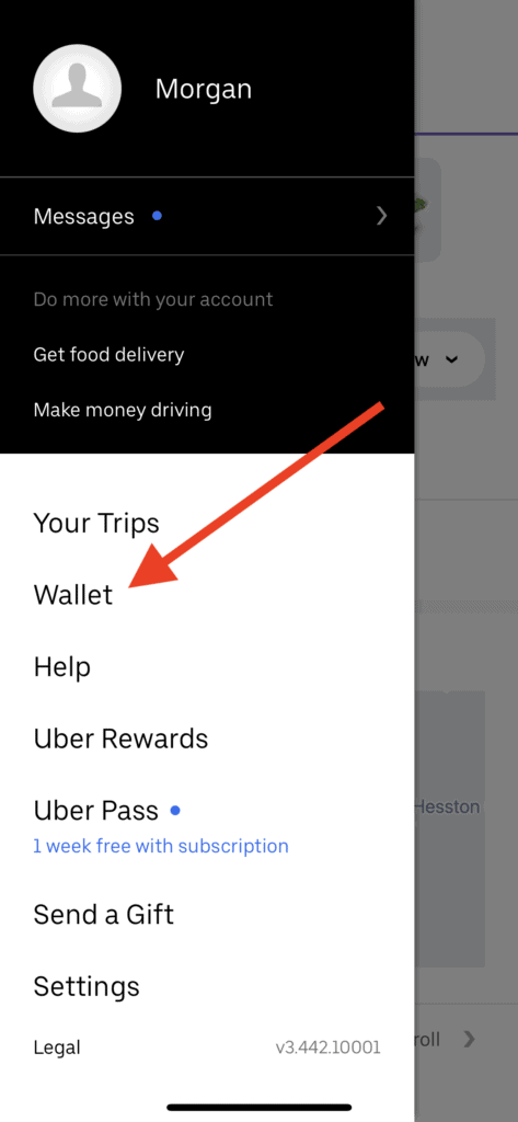 Uber - Your wallet