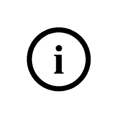 The "i" icon