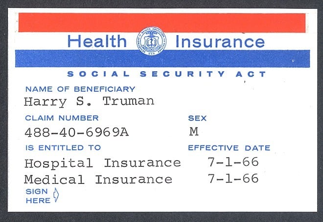SSA Health Insurance Card