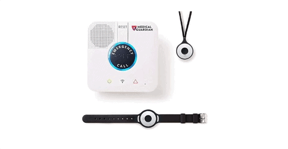 Medical alert system with a watch and necklace