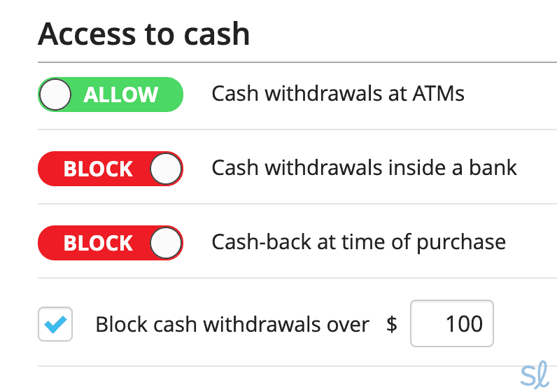 True Link access to cash