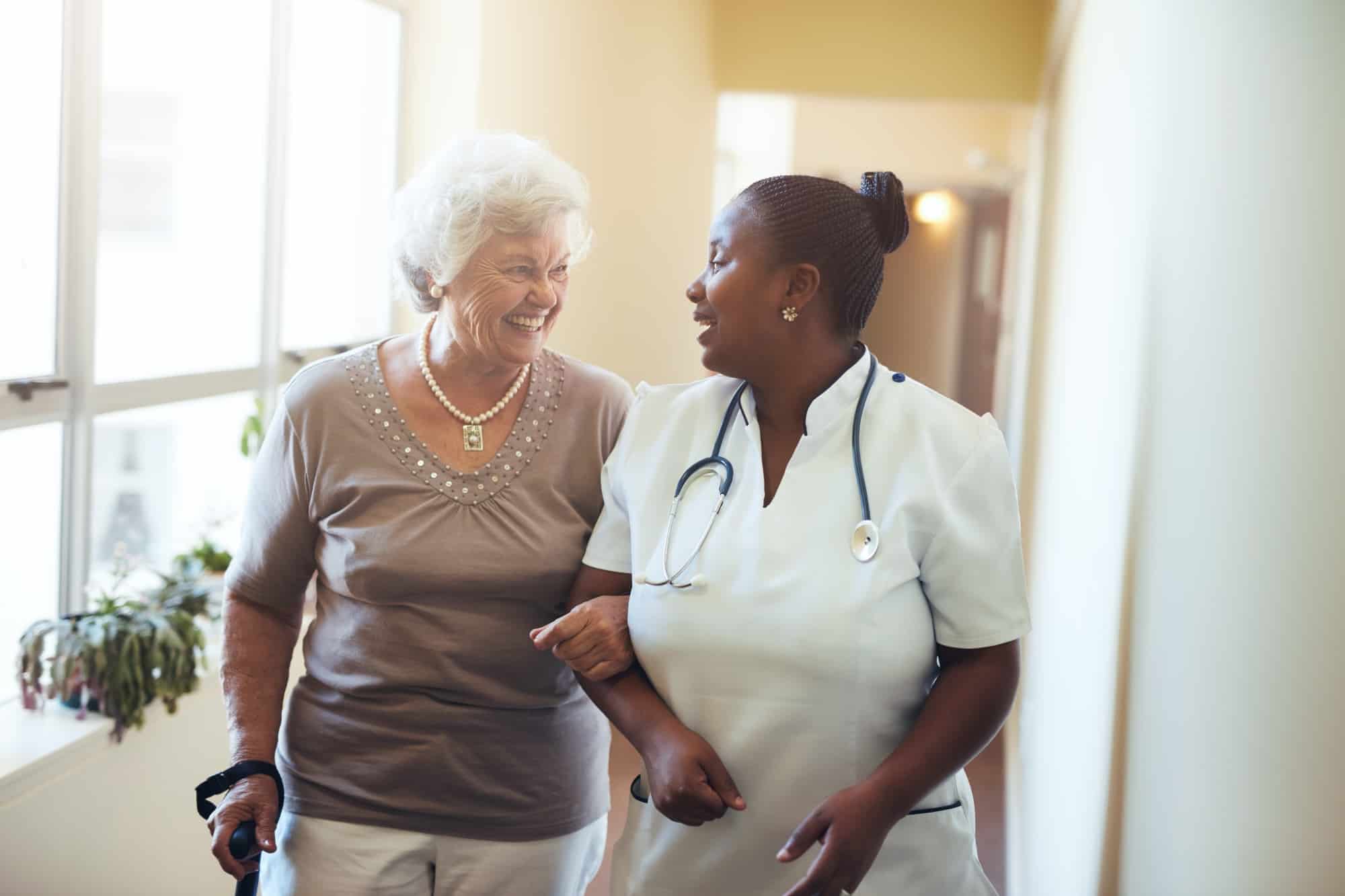 On average, how many hours per day do staff members spend with each resident?