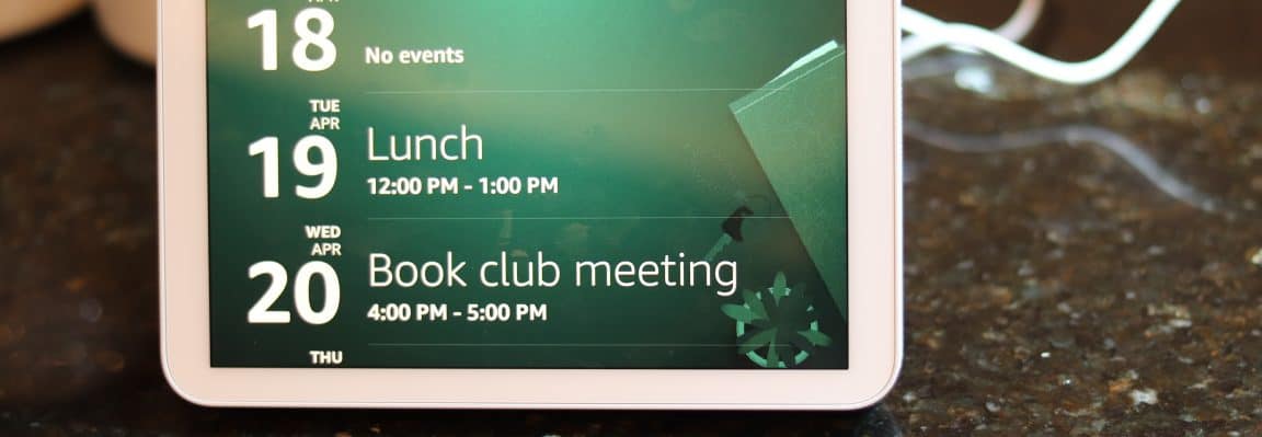Using Alexa to set calendar reminders