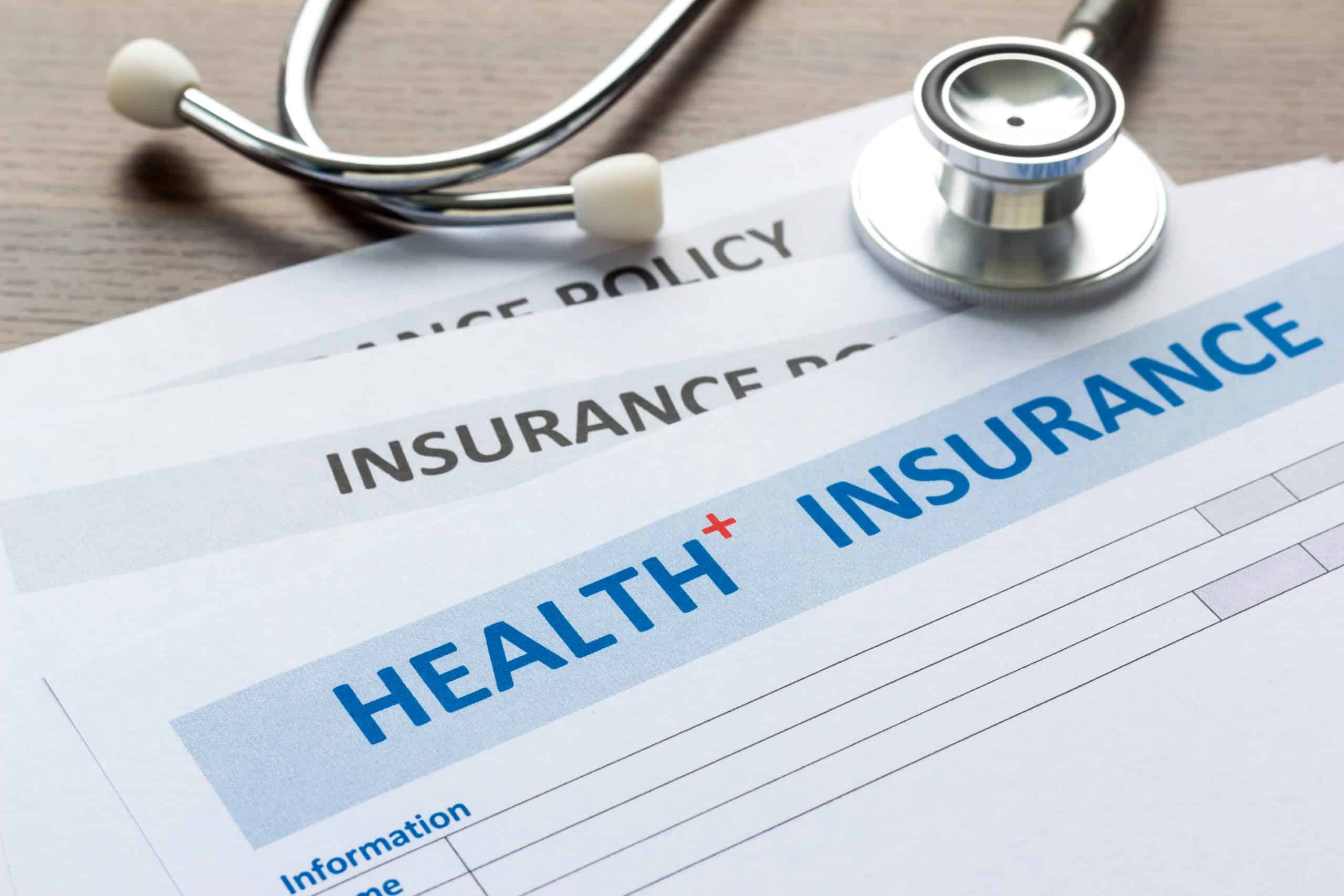 Health insurance documents