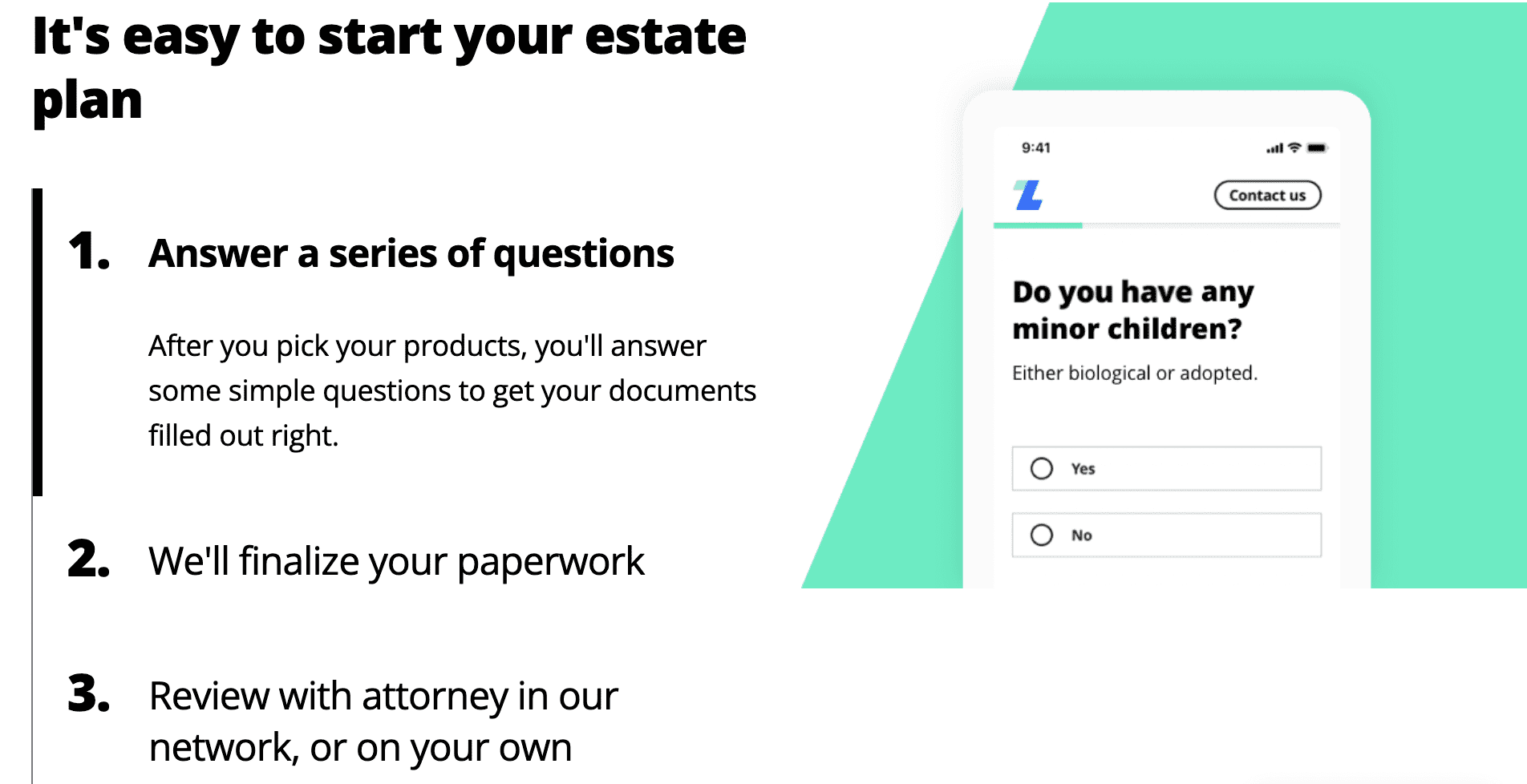 Getting started with your LegalZoom estate plan