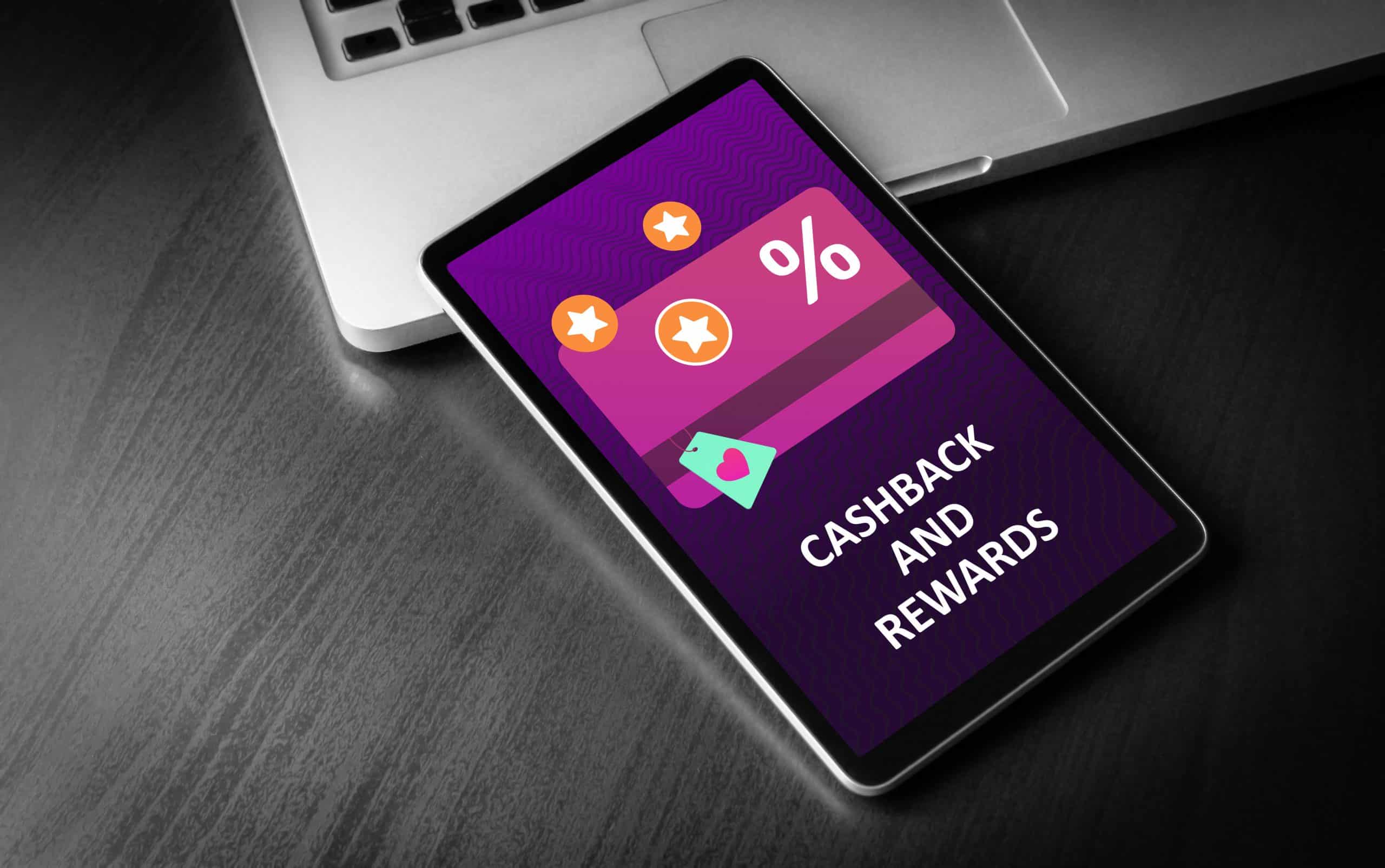 Cashback and rewards app on cell phone