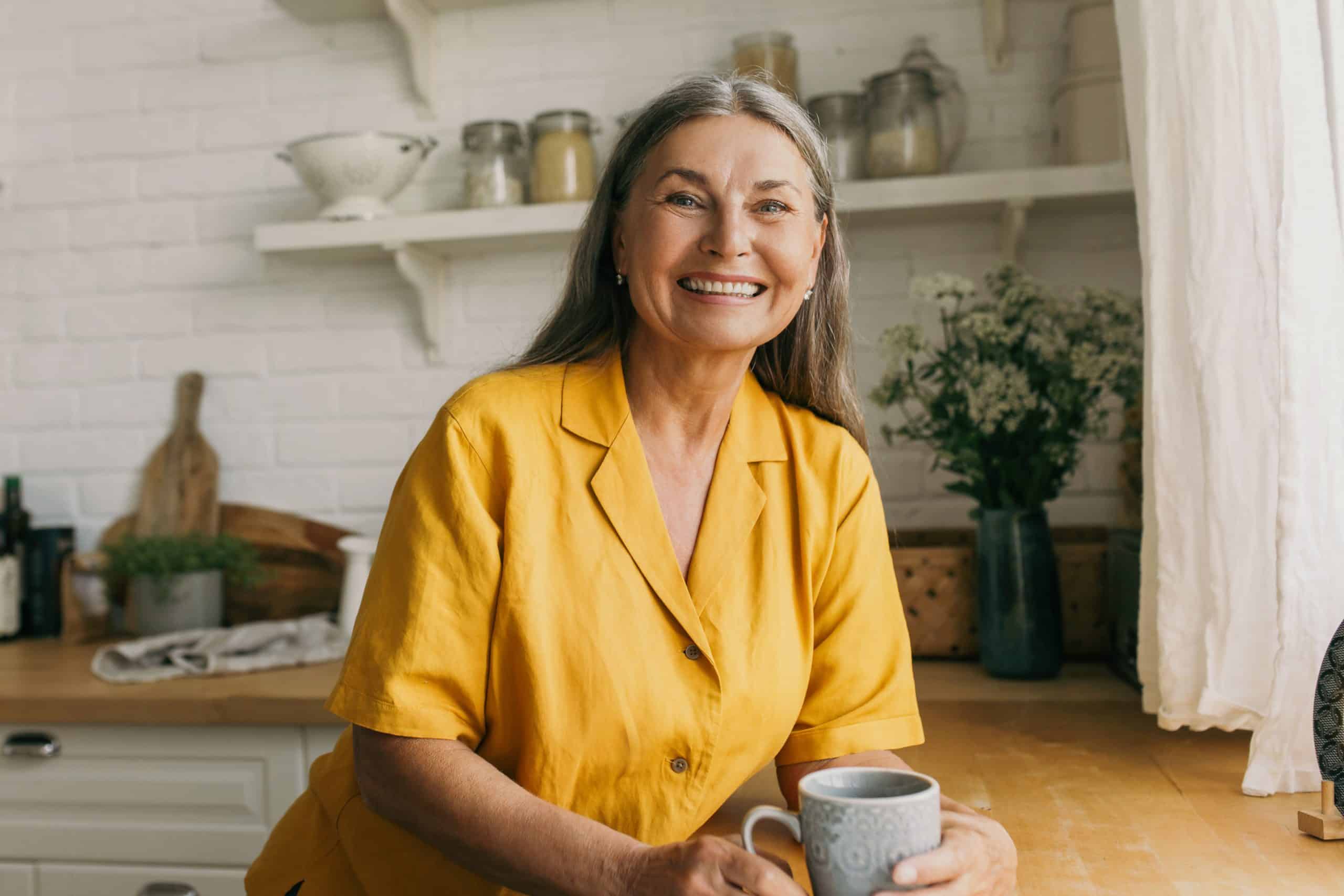 Smiling woman