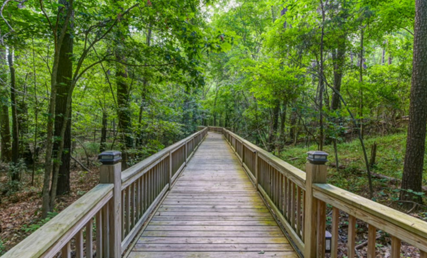 Beautiful walking trails are a highlight at Presbyterian Communities of South Carolina