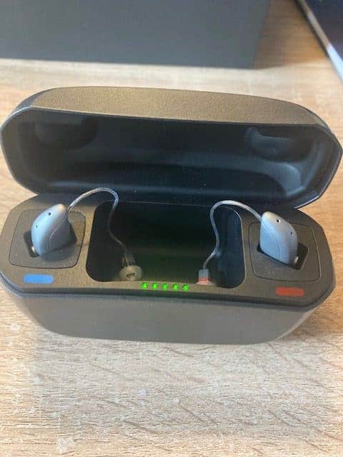 Charging-Jabra-Enhance-Select-300-hearing-aids-rotated