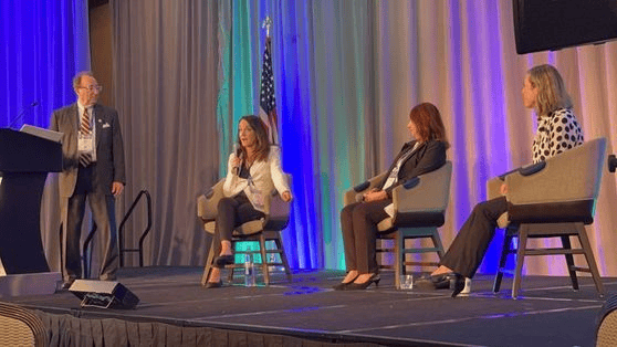 Danielle Kunkle Roberts at a conference Danielle Kunkle Roberts at a conference